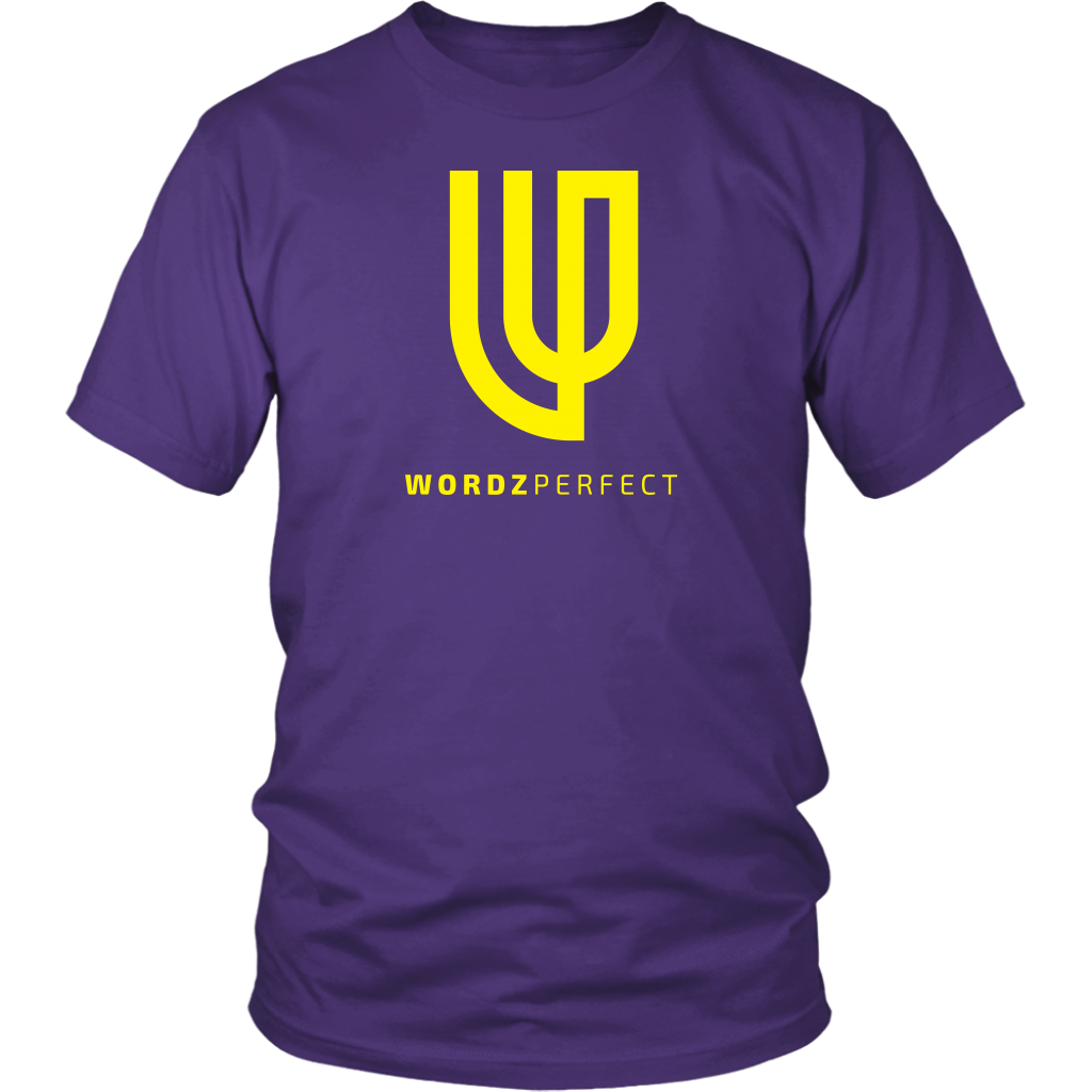 Official WordzPerfect T-Shirt Additional Colorways (Purple/Gold)